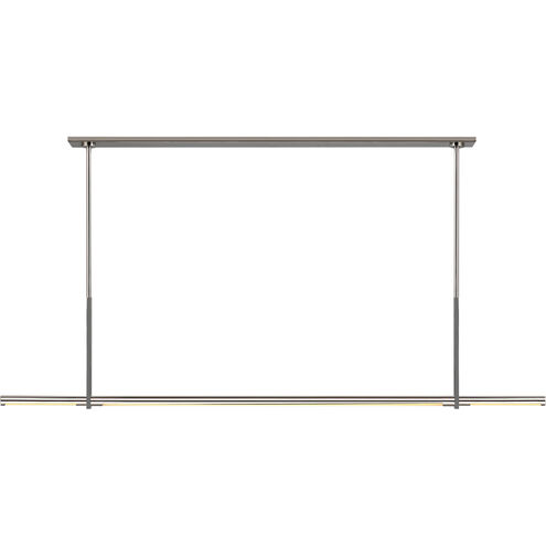 Kelly Wearstler Axis LED 59.5 inch Polished Nickel Linear Pendant Ceiling Light, Large