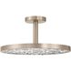 Courtney LED 18 inch Champagne Gold Convertible Pendant Ceiling Light