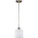Canfield 1 Light 5.5 inch Brushed Nickel Pendant Ceiling Light