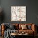 Paragon Gray and Beige and Rust and Neutral Canvas