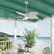 Coveview 52 inch Cream Outdoor Ceiling Fan