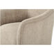 Drava Beige Rolling Dining Chair