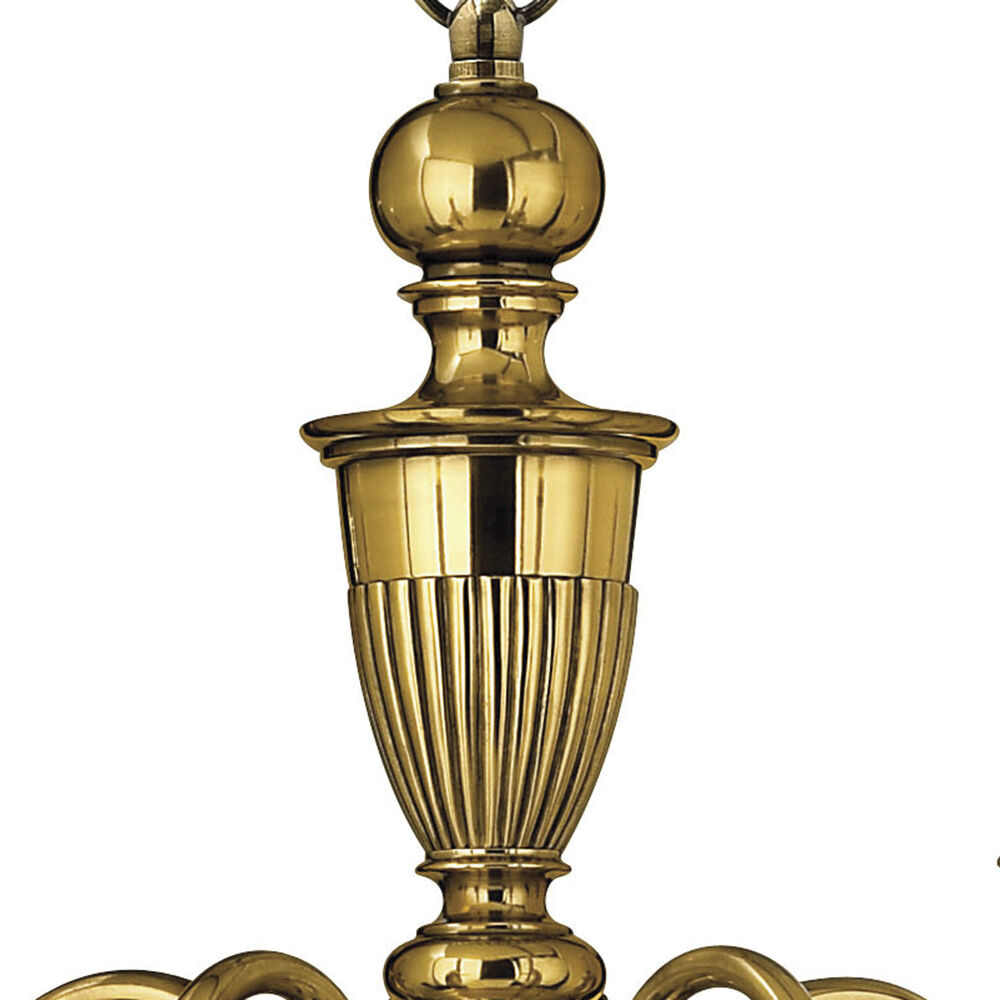 Cambridge 5 Light 25.25 inch Burnished Brass Indoor Chandelier Ceiling Light