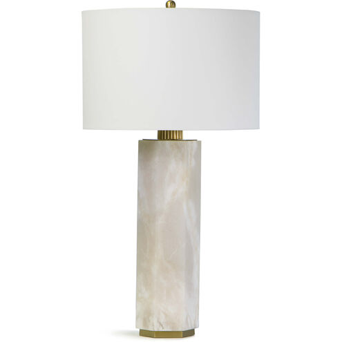 Gear 30.5 inch 150.00 watt Natural Stone Table Lamp Portable Light