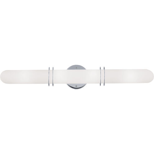 Pelham 4 Light 27 inch Polished Chrome Bath Vanity Wall Light