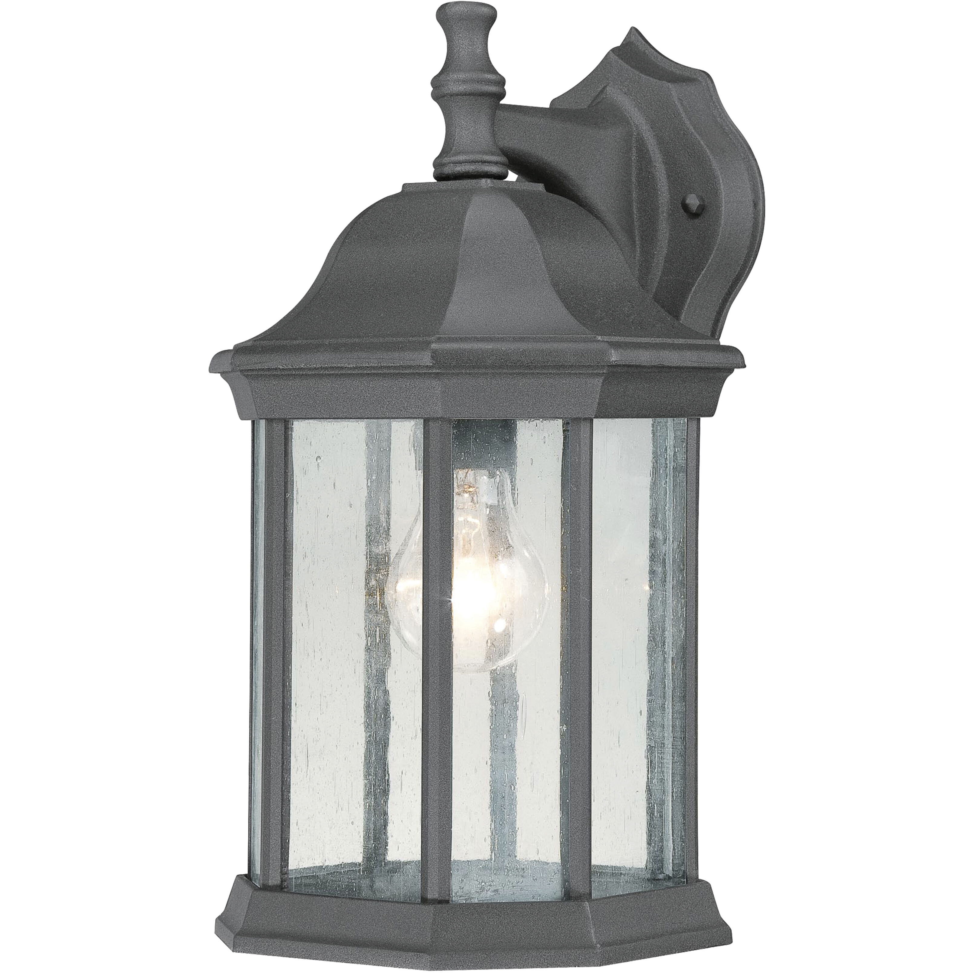 Hawthorne 1 Light 14 inch Black Outdoor Wall Sconce