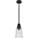 Wheatley 1 Light 15 inch Deep Patina Bronze Pendant Ceiling Light in Clear Glass