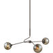 Nyla 3 Light 45.5 inch True Bronze Chandelier Ceiling Light