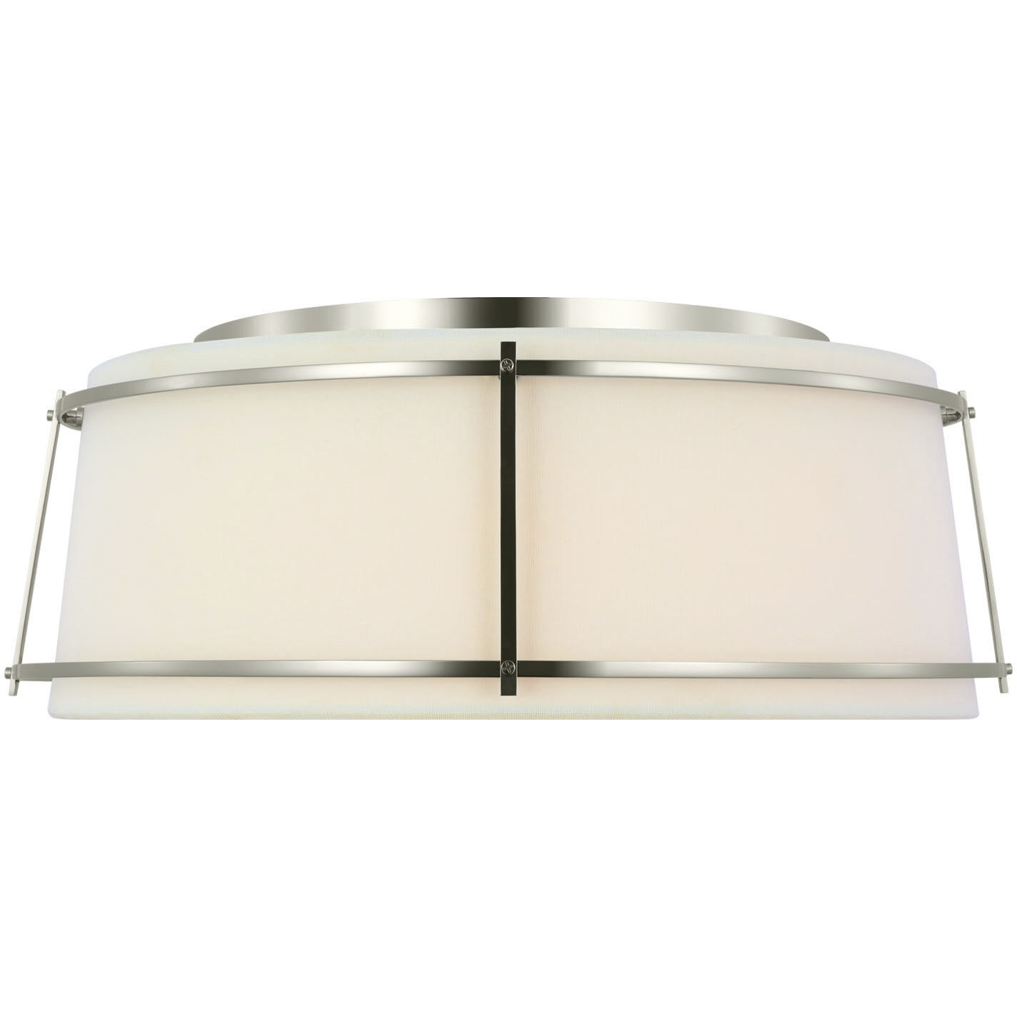 Carrier and Company Callaway LED 17.25 inch Polished Nickel Flush Mount Ceiling Light