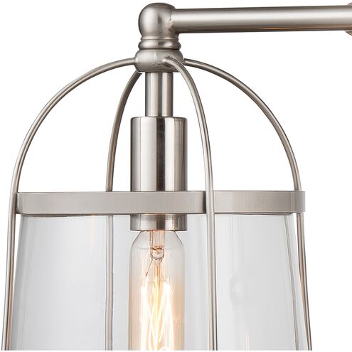 Merrick 2 Light 17 inch Satin Nickel Vanity Light Wall Light