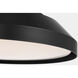 Nevado LED 12 inch Midnight Black Flush Mount Ceiling Light