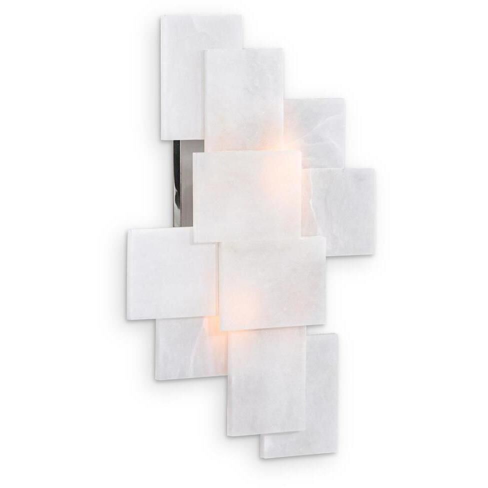 Leah Stone with Alabaster Wall Sconce Wall Light