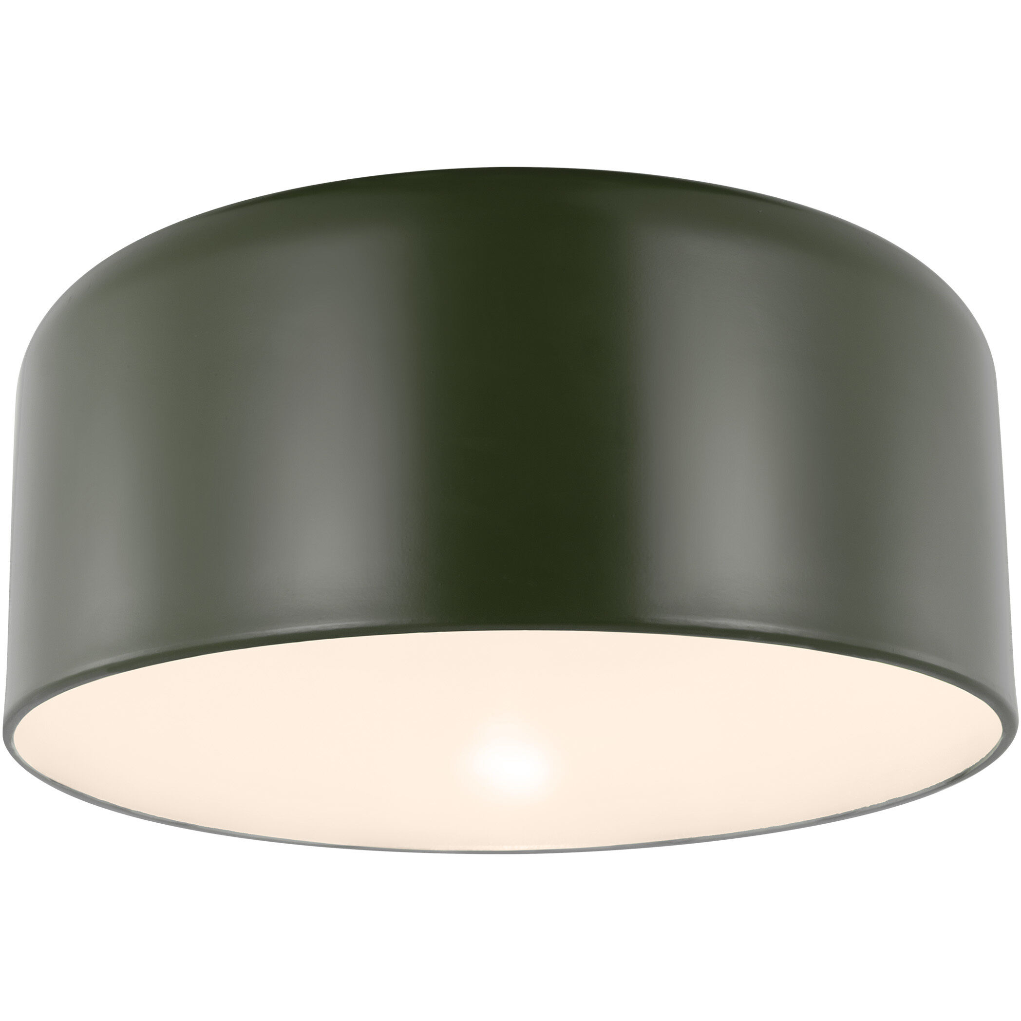 Malone 1 Light 15.75 inch Olive Ceiling Flush Mount Ceiling Light