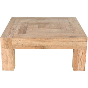 Evander 40 X 40 inch Natural Coffee Table