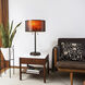 Layers 25 inch 40.00 watt Gunmetal and Gunmetal Pecan Table Lamp Portable Light