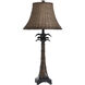 Signature 32 inch 100 watt Red and Black Table Lamp Portable Light