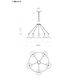 Argo 5 Light 25 inch English Bronze Chandelier Ceiling Light