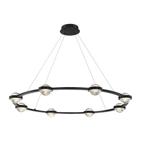 Circolo LED 48 inch Black Chandelier Ceiling Light