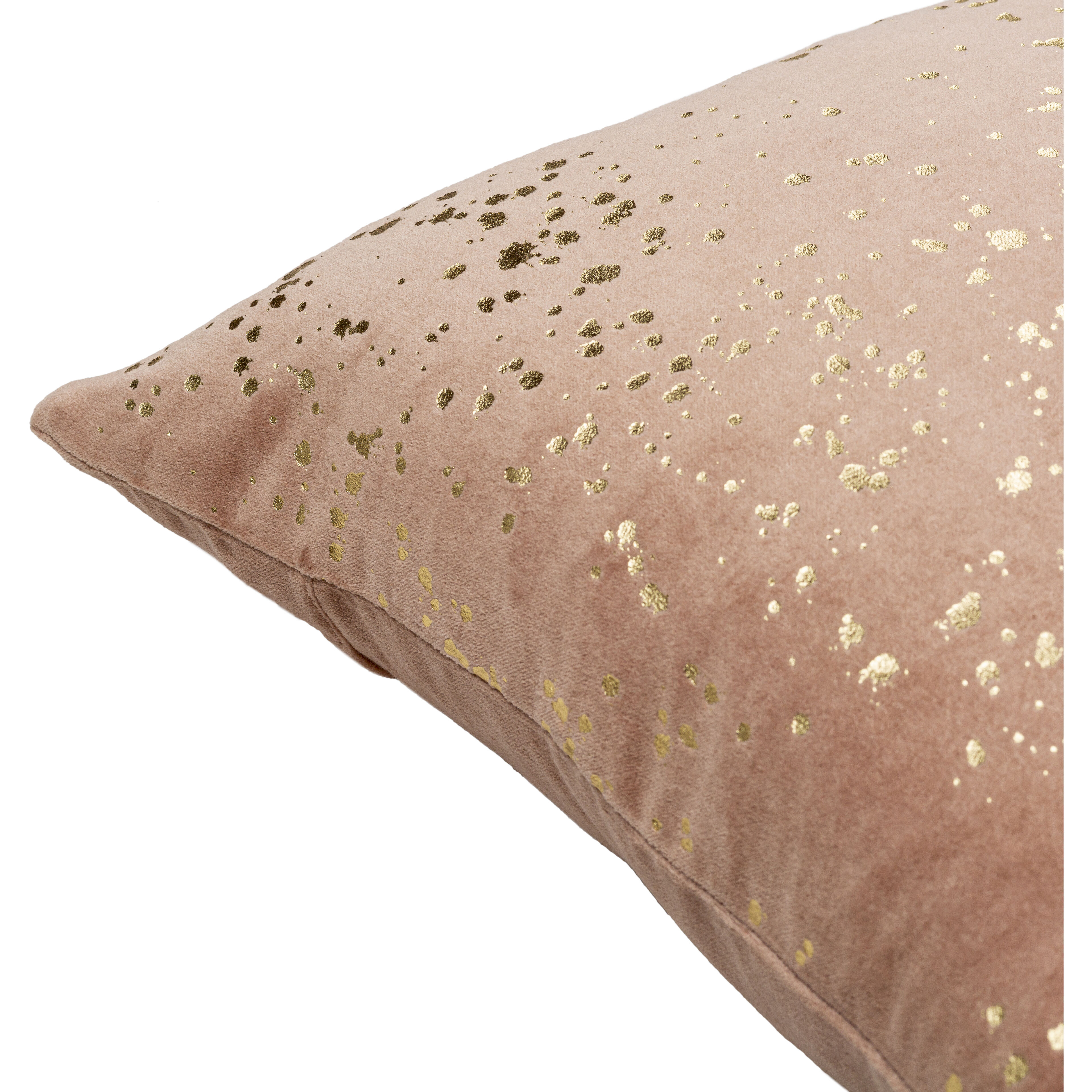 Velvet Sparkle 18 inch Mauve Pillow Kit, Square
