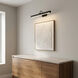 Loxen 15 watt 24 inch Midnight Black Picture Light Wall Light