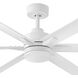 Coastal Elements Valor 66 inch Matte White Smart Fan