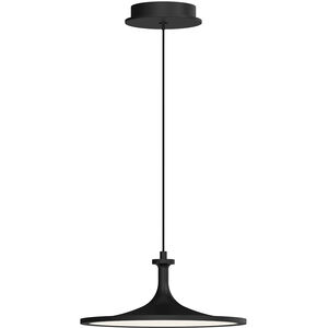 Issa LED 12 inch Matte Black Pendant Ceiling Light