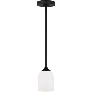 Emile 1 Light 4 inch Midnight Black Pendant Ceiling Light