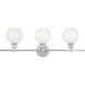 Collier 3 Light 28 inch Chrome Wall sconce Wall Light