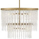 Rubina 10 Light 26 inch Burnished Gold Chandelier Ceiling Light