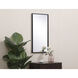Monet 28 X 28 inch Black Wall Mirror