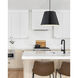 Lilly 1 Light 24 inch Matte Black Pendant Ceiling Light