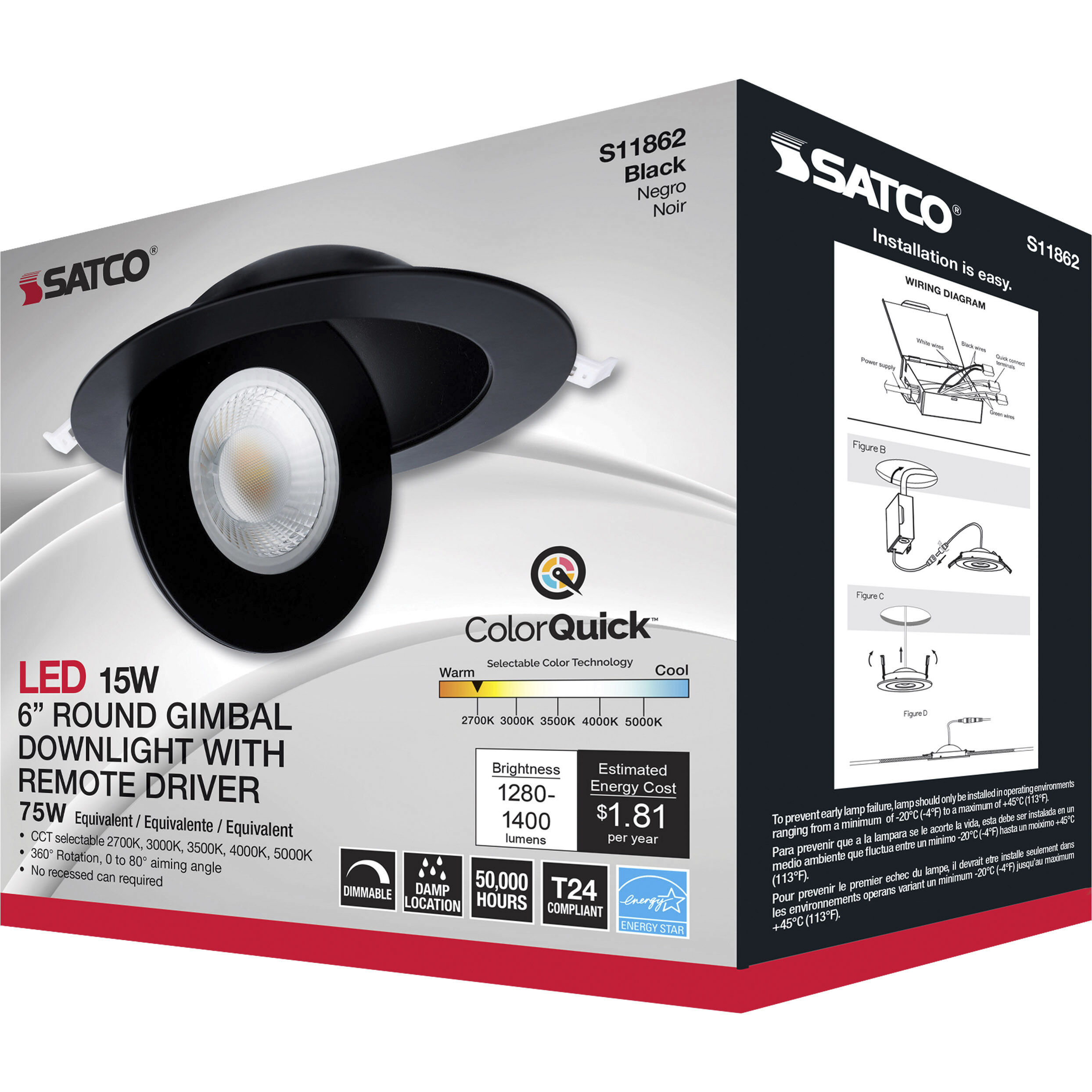 Edgewood Integrated Black Recessed