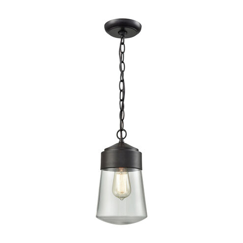 Gregg 6 inch 100.00 watt Oil Rubbed Bronze Outdoor Pendant