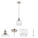 Ballston Small Waverly 1 Light 6 inch Brushed Satin Nickel Mini Pendant Ceiling Light, Ballston
