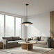 Olivia 1 Light 15.75 inch Matte Black Pendant Ceiling Light