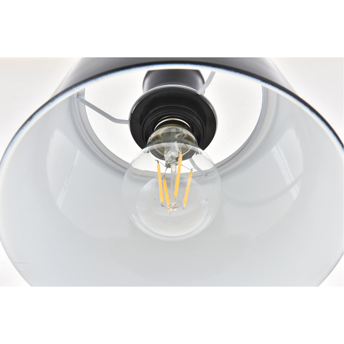 Nota 3 Light 41 inch Black Pendant Ceiling Light