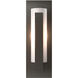 Forged Vertical Bar 1 Light 5 inch Dark Smoke ADA Sconce Wall Light