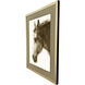 Equine Reflection Brown and Beige Framed Art
