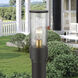Atlantic 1 Light 11.5 inch Bronze with Antique Gold Finish Accents Outdoor Medium Post Top Lantern