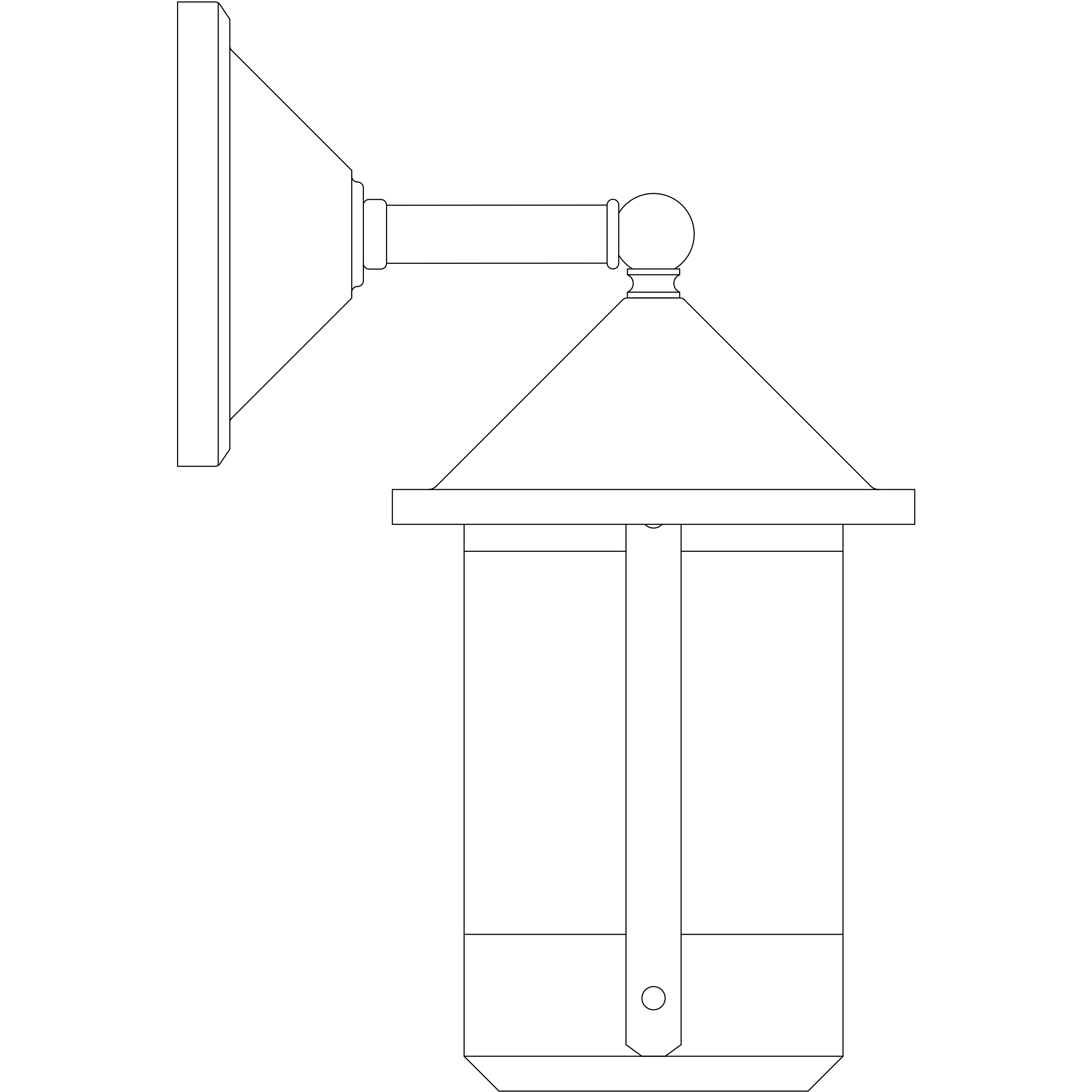 Berkeley 1 Light 11.75 inch Raw Copper Outdoor Wall Mount in Frosted