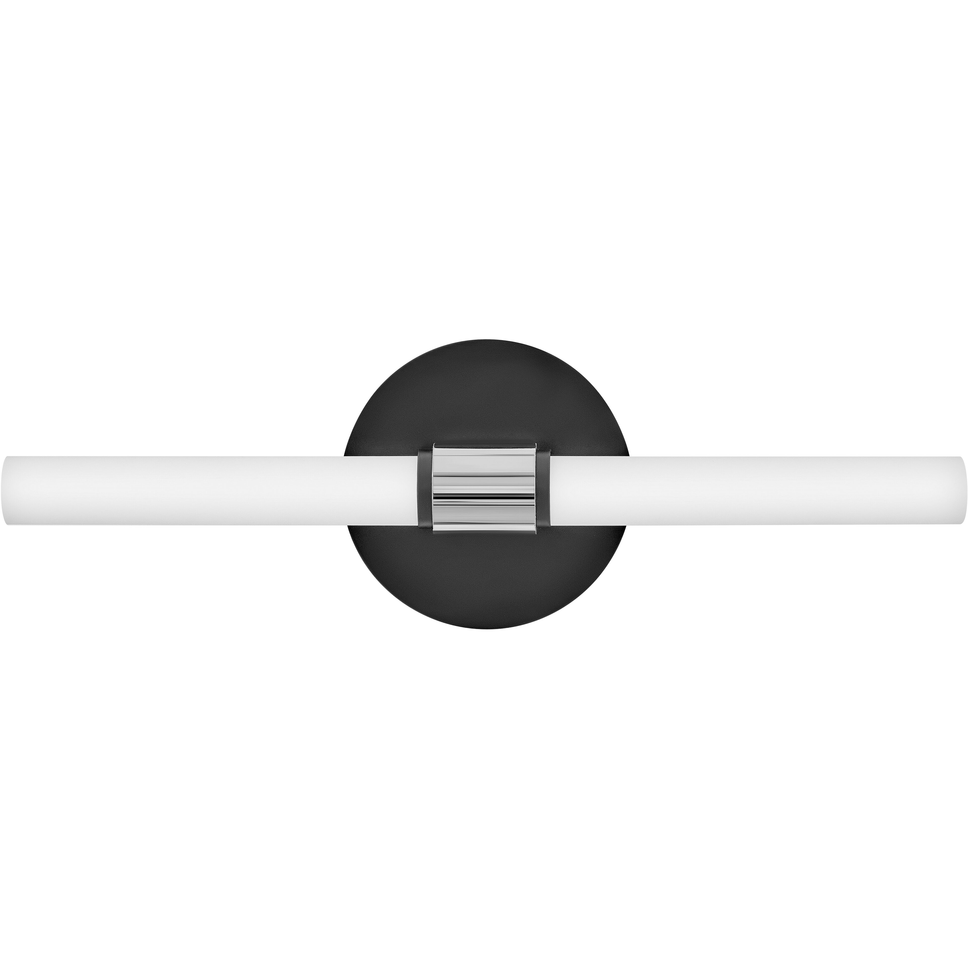 Kai LED 16.75 inch Black with Chrome accents Bath Light Wall Light, Linear