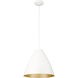Kayman 1 Light 15 inch Matte White Indoor Pendant Ceiling Light
