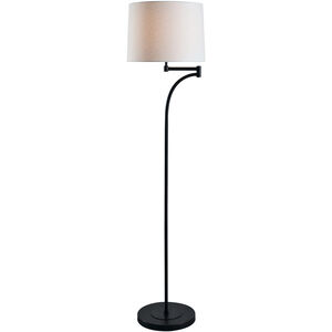 Seven 16 inch 150.00 watt Oil Rubbed Bronze Floor Lamp Portable Light