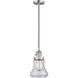 Franklin Restoration Bellmont LED 6.25 inch Brushed Satin Nickel Mini Pendant Ceiling Light in Clear