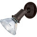 Brentwood 1 Light 5 inch Bronze Outdoor Flood Light