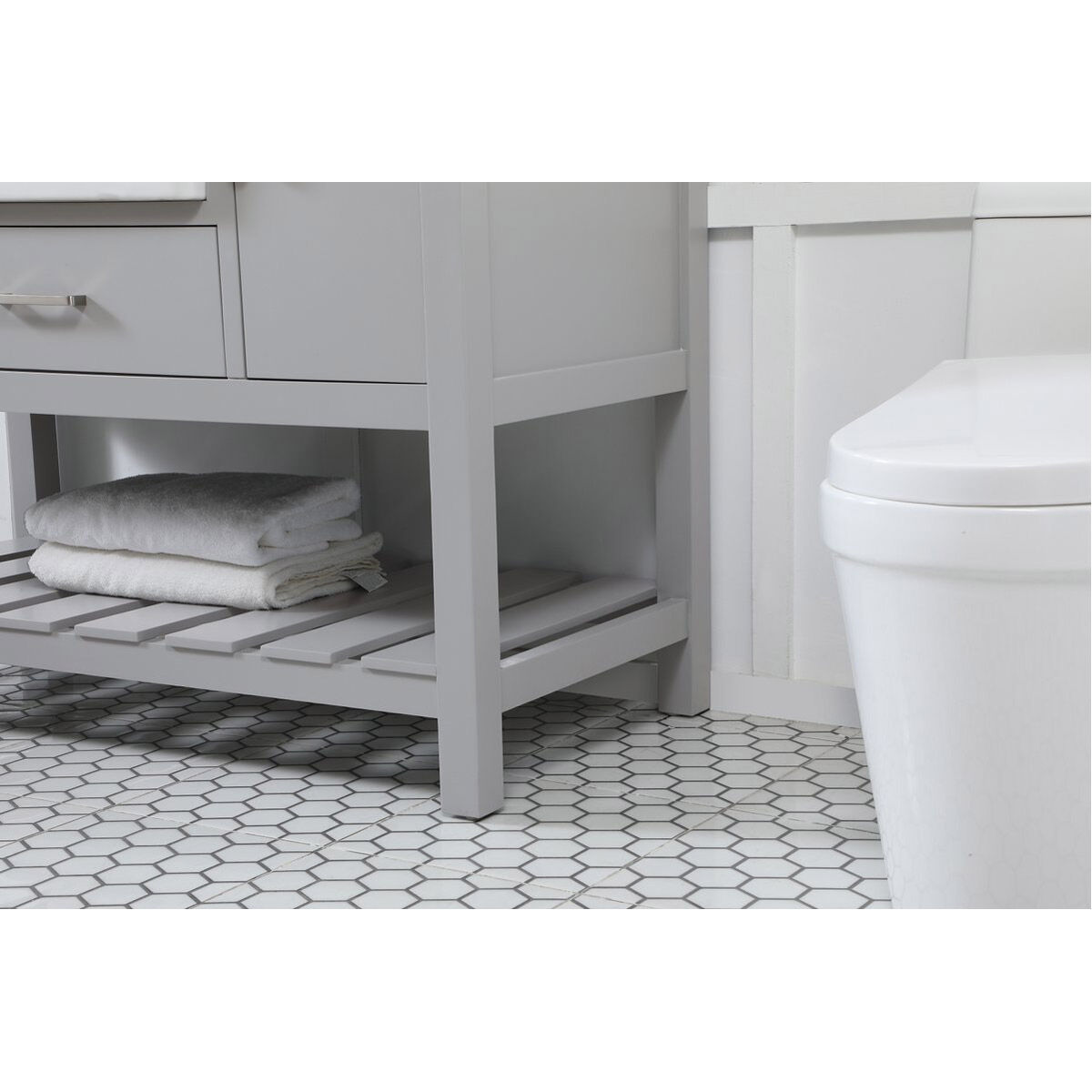 Clement 48 X 22 X 34 inch Grey Bathroom Vanity Cabinet