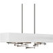 Cavaletti 4 Light 42 inch Dark Smoke Pendant Ceiling Light in Natural Anna