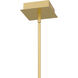 Dazzle LED 12 inch Soft Gold Pendant Ceiling Light