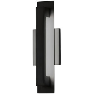 Catalina LED 15 inch Matte Black Outdoor Wall Sconce