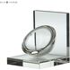 Crystal Sphere Clear Ornamental Accessory, Bookends